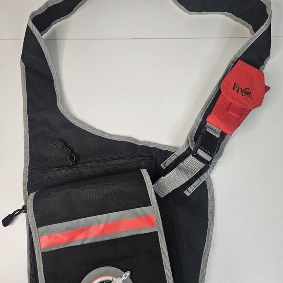 Disney World Park Merch Epcot Mission Space Sling Backpack Travel Mickey Mouse - Picture 3 of 9